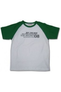T118 訂購團體制服公司 訂製 t-shirt    插肩牛角袖 團體衫印製 香港     白色  少量團體服製作